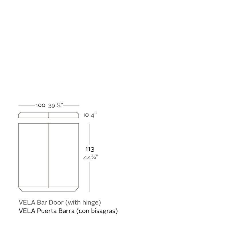 Vondom Vela Bar Door--1