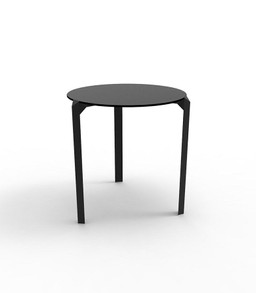 Vondom Quartz Dinning Table Ø59 - BASIC PP BLACK--1