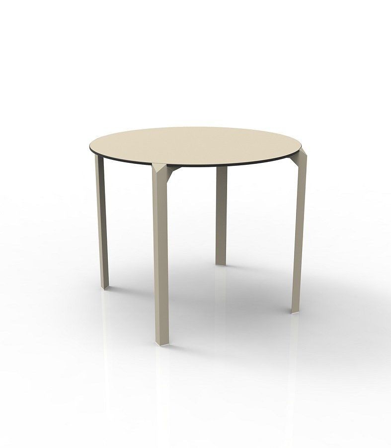 Vondom Quartz Dinning Table Ø90 -  BASIC PP ECRU--3