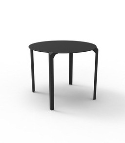 Vondom Quartz Dinning Table Ø90 -  BASIC PP BLACK--4