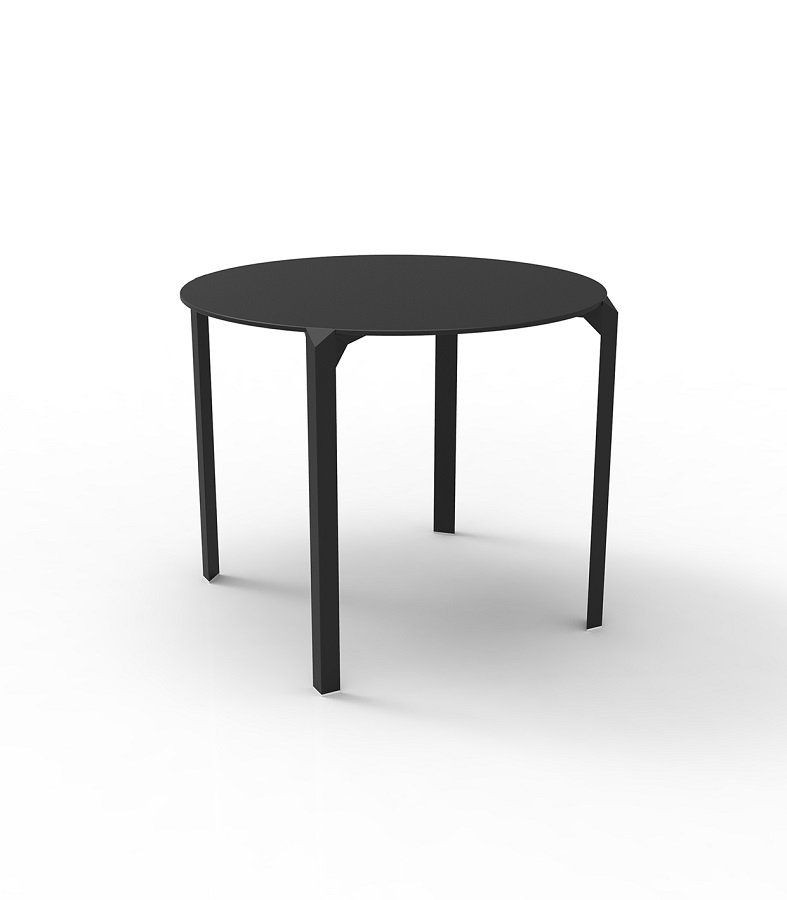 Vondom Quartz Dinning Table Ø90 -  BASIC PP BLACK--4