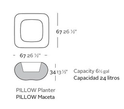 Vondom Pillow Planter --37