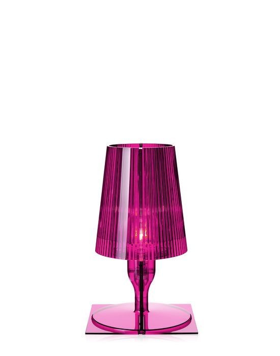 Kartell Take Tavolo Tischleuchte-rosa--26