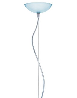 Kartell FLY Icon Pendelleuchte - silberblau--8