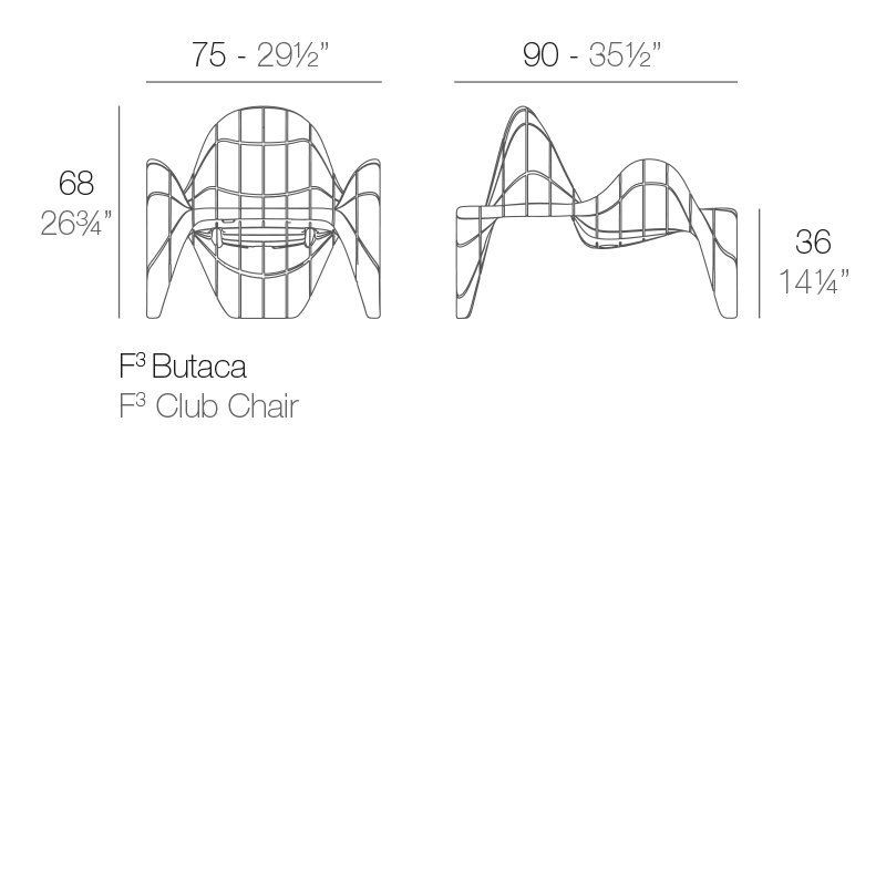 Vondom F3 Club Chair --3