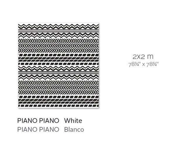 Vondom Rugs Piano Piano Black--1