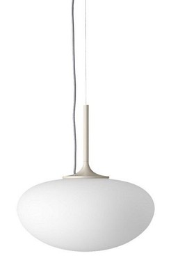 GUBI STEMLITE PENDANT - FROSTED GLASS - PEBBLE GREY --1