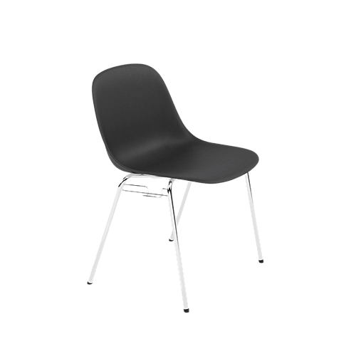 Muuto Fiber Side Chair A Base With Linking Device And Felt Glides--2