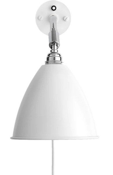 GUBI BL1 TABLE LAMP - CHROME BASE - SOFT WHITE SEMI MATT--2