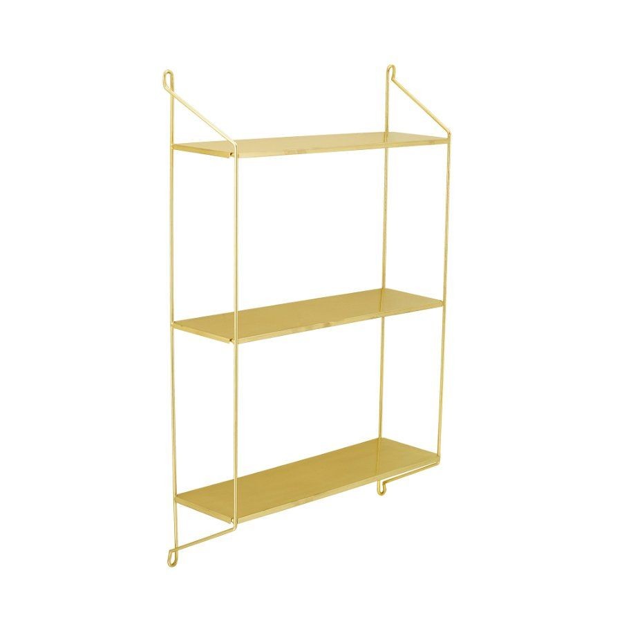 BLOOMINGVILLE LAYLA SHELF, BRASS, STEEL--1