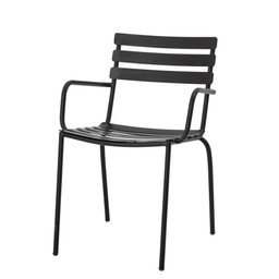 BLOOMINGVILLE MONSI DINING CHAIR, BLACK, GALVANIZED IRON--2