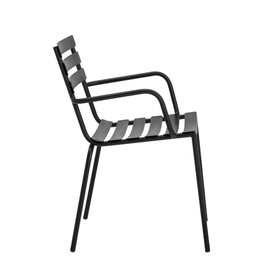 BLOOMINGVILLE MONSI DINING CHAIR, BLACK, GALVANIZED IRON--3