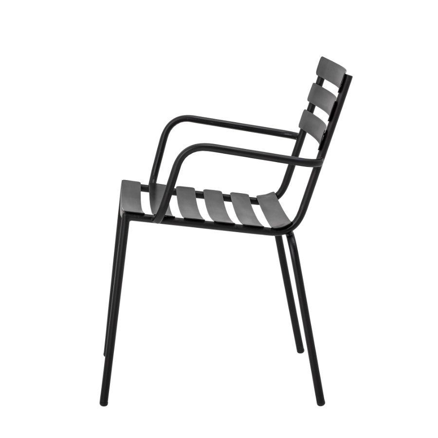 BLOOMINGVILLE MONSI DINING CHAIR, BLACK, GALVANIZED IRON--4