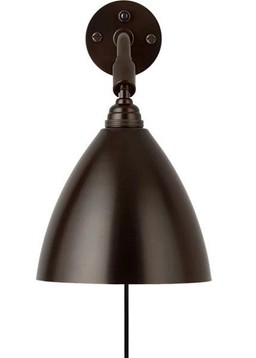 GUBI BL1 TABLE LAMP - BLACK BRASS BASE - BLACK BRASS--6