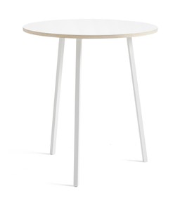 Hay Loop Stand Round - White Laminate Ø90 X H97--5