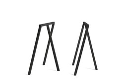 Hay Loop Stand Frame Tischböcke schwarz - Höhe 72cm--0