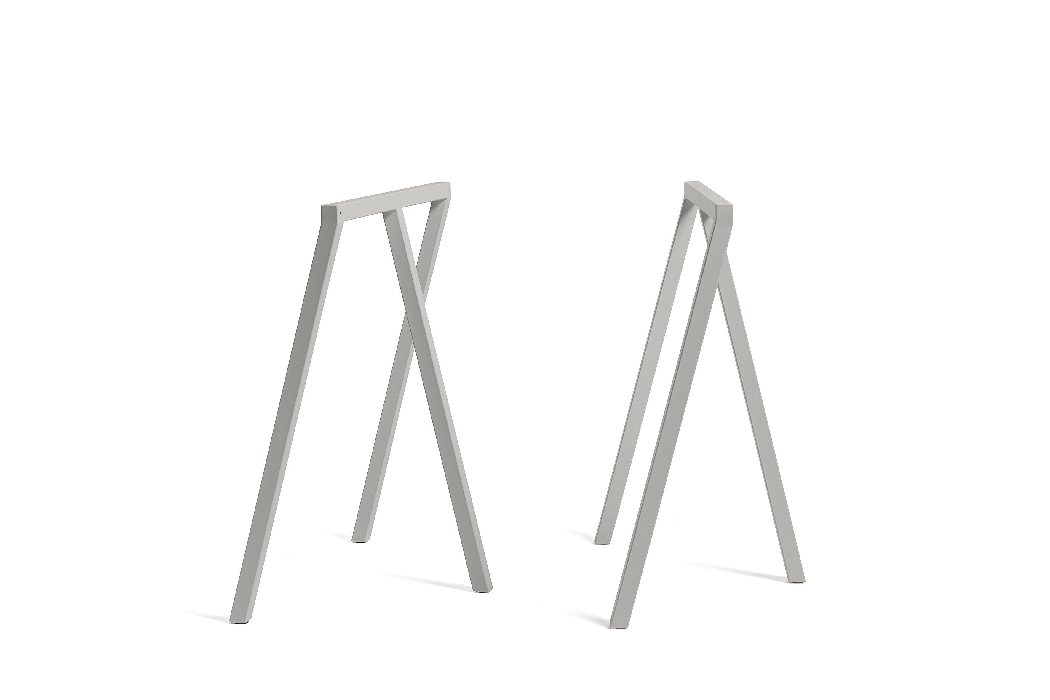 Hay Loop Stand Frame Tischböcke grau - Höhe 72cm--4