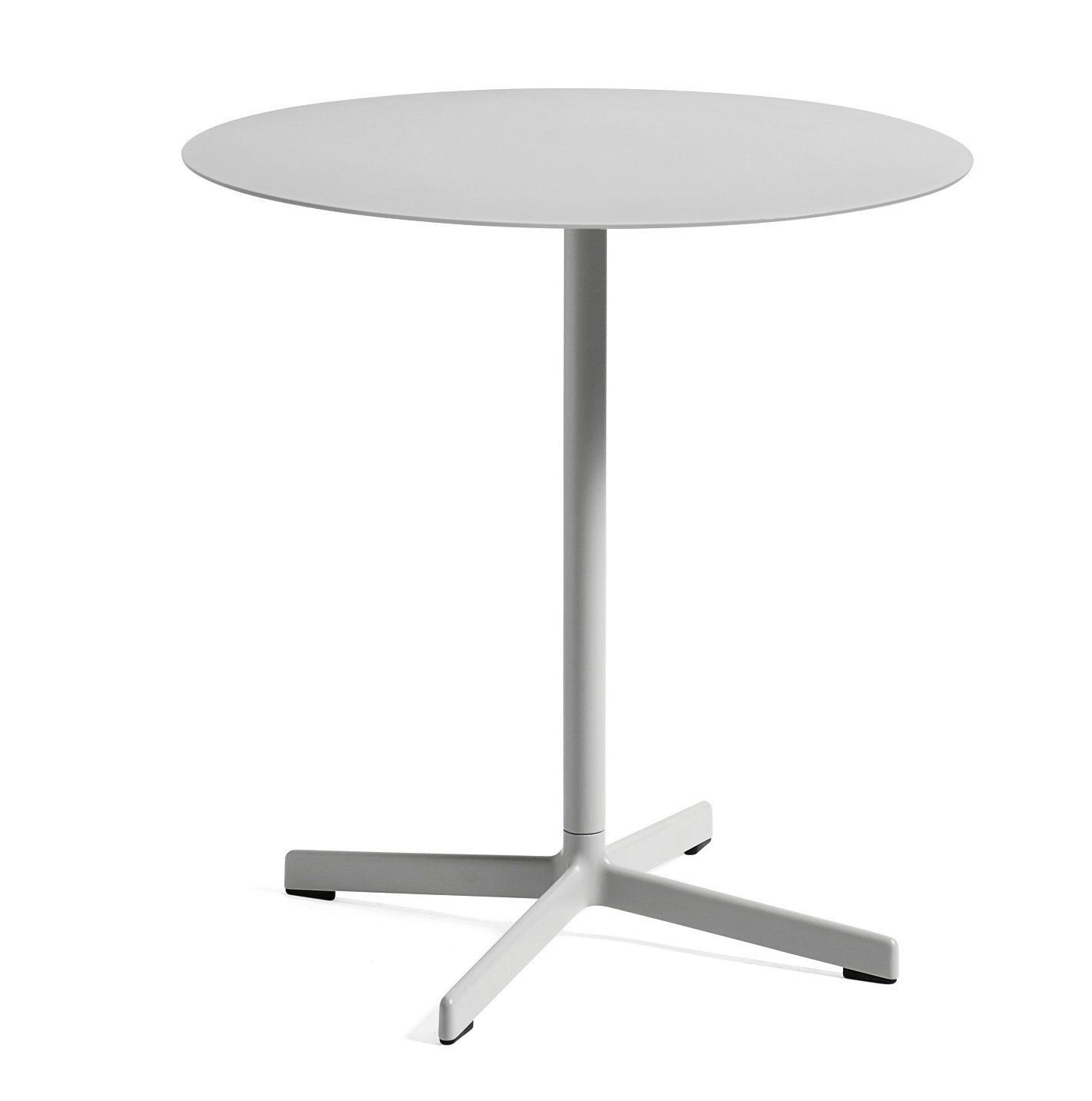 Hay Neu Table Low Round - Gartentisch Rund - Ø70 x H40 - Sky Grey Powder Coated--1