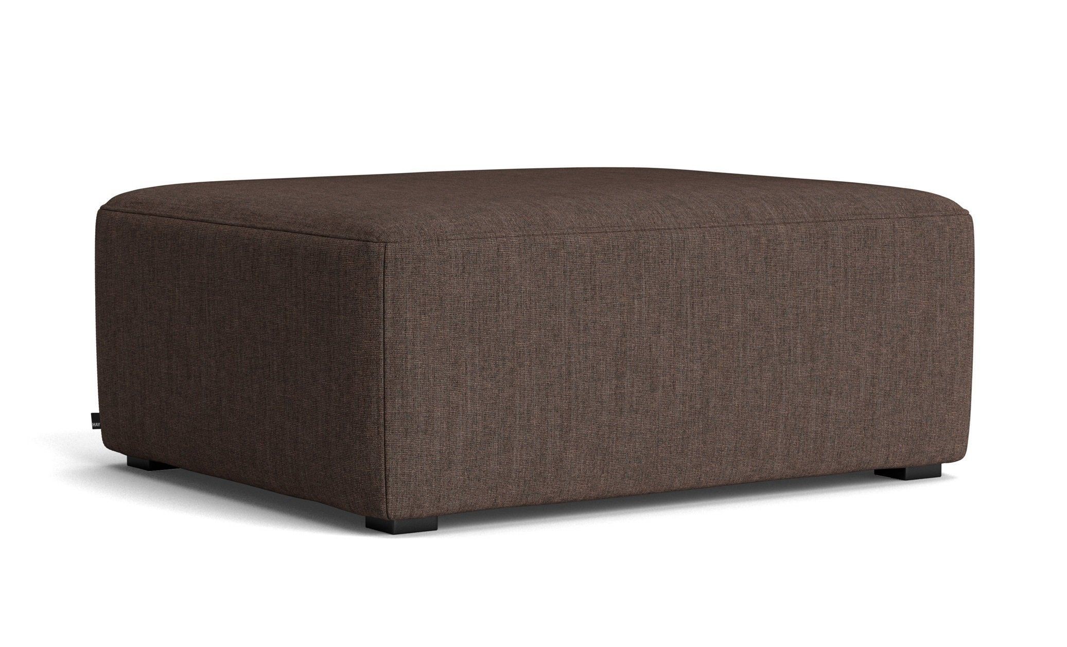 Hay Mags Ottoman Small 02 - Canvas 674 / Black Water-based lacquered Pinewood--15