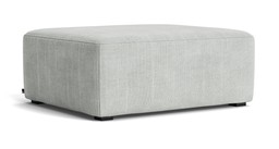 Hay Mags Ottoman Small 02 - Random Fade light grey / Black Water-based lacquered Pinewood--21