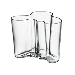 Iittala Aalto Vase Savoy 95mm - klar 95 mm--1