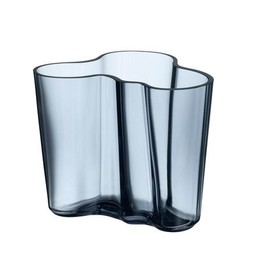 Iittala Aalto Vase Savoy 95mm - regenblau 95 mm--4