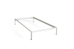 CONNECT BED-FOR BOX MATTRESS W90 X L200-WHITE POWDER COATED STEEL--0