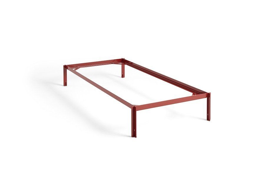 HAY Connect Bed - Bettgestell - 90 x 200 cm - Maroon red--0