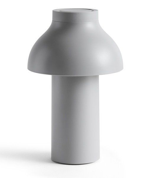 HAY PC Portable Lamp - Tischleuchte mit Akku: Cool Grey Shade & Base--7