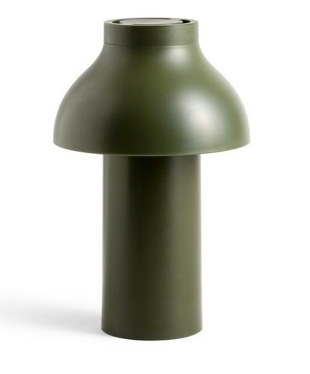 HAY PC Portable Lamp - Tischleuchte mit Akku: Olive Shade & Base--1