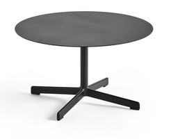 Hay Neu Table Low Round - Gartentisch Rund - Ø60 x H40 - Anthracite Powder Coated--2