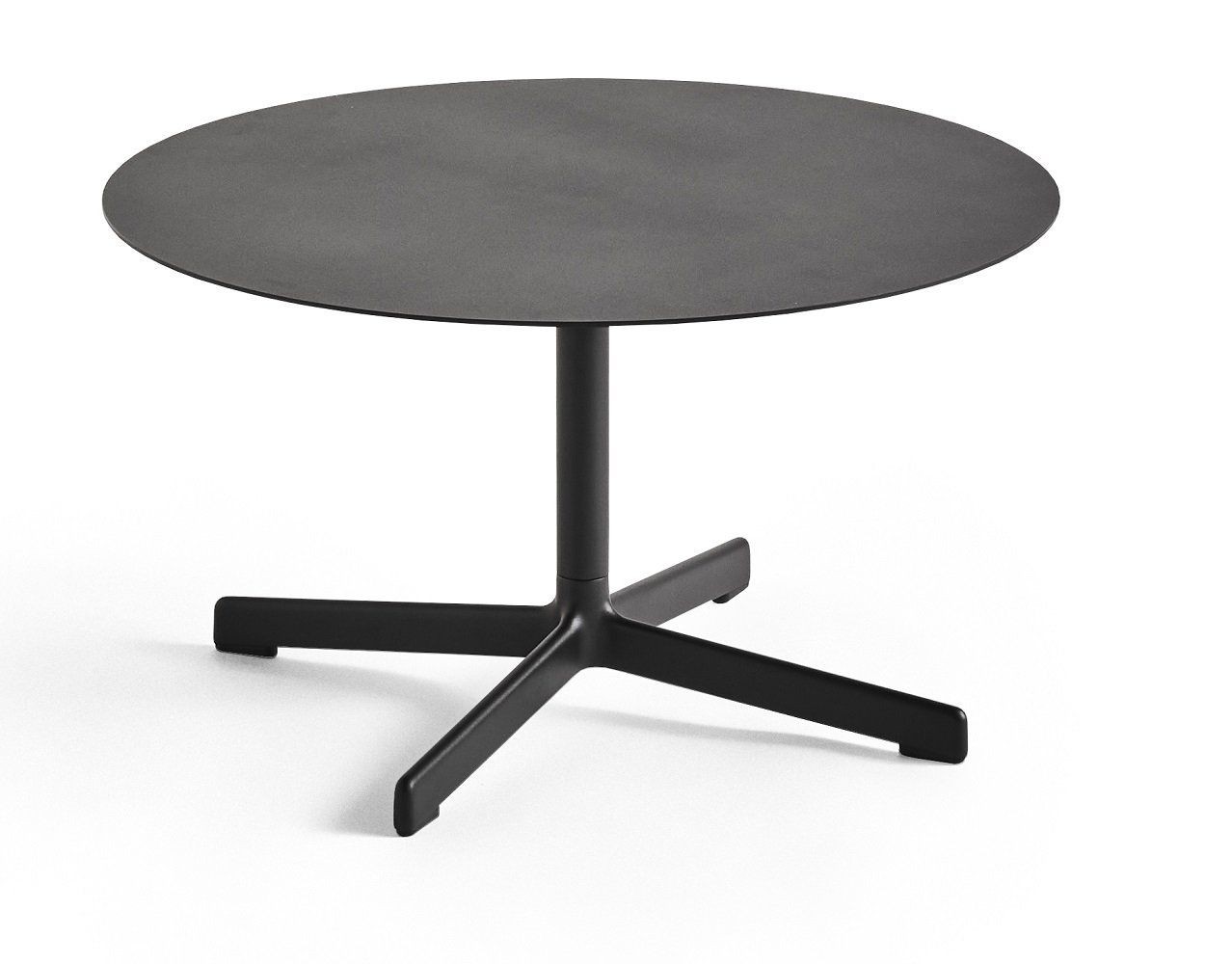 Hay Neu Table Low Round - Gartentisch Rund - Ø60 x H40 - Anthracite Powder Coated--2