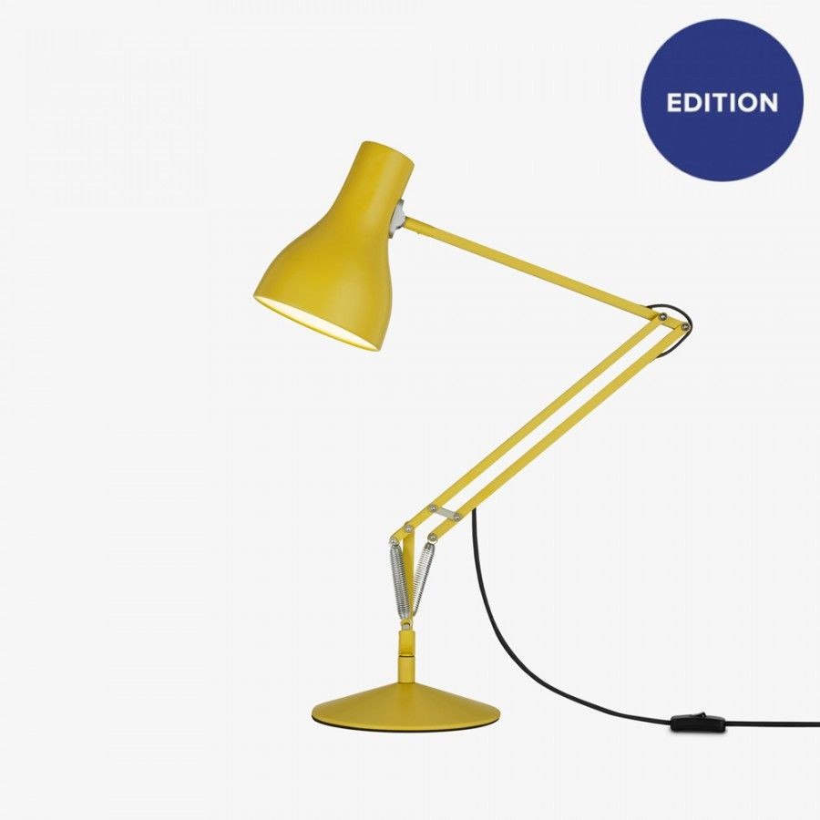 Anglepoise Type 75 Desk Lamp - Margaret Howell - Saxon Blue Edition - Yellow Ochre Edition--15