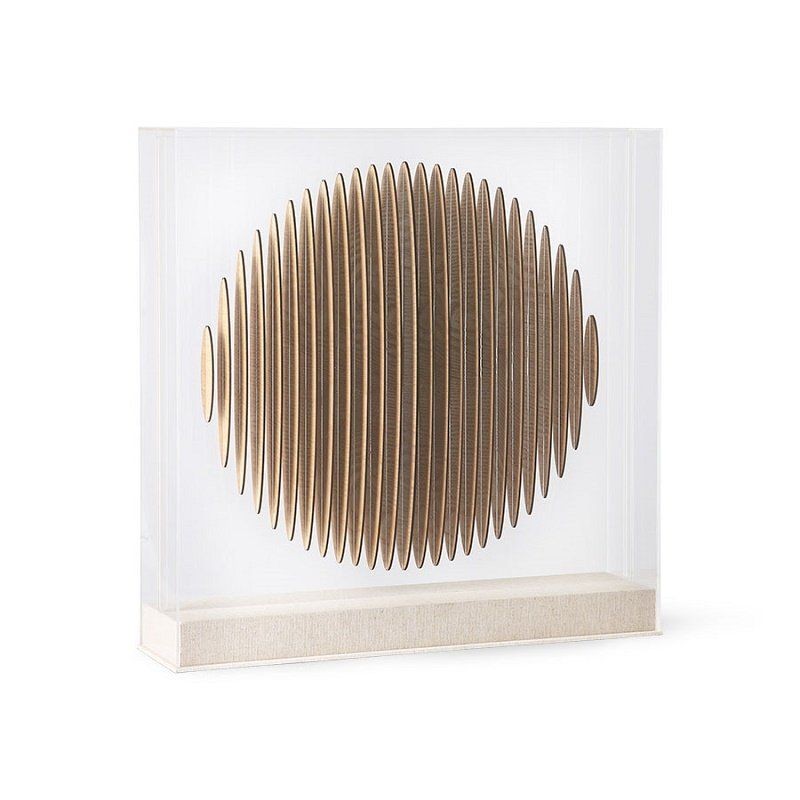 Hk Living Wooden Circle Art Frame--2