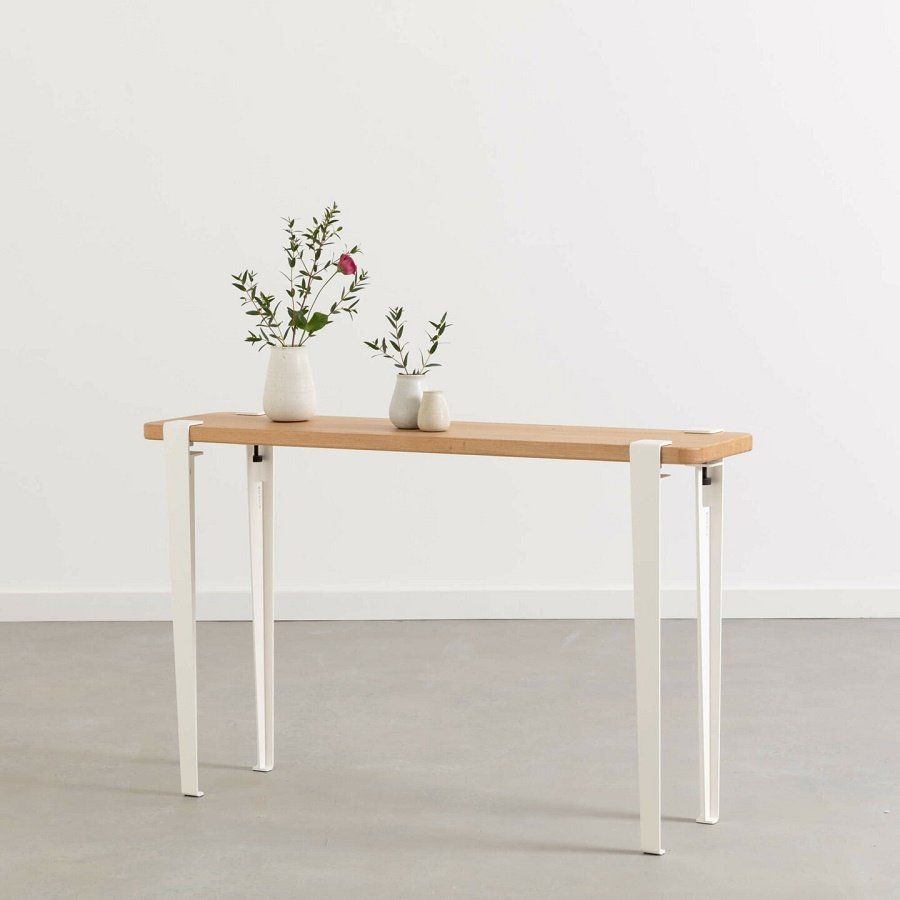 Tiptoe Lima Side Table - Solid Oak - Cloudy White --6