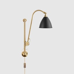 Gubi Bestlite BL5 Wall lamp - brass - charcoalblack--12