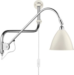 Gubi Bestlite BL10 Wandleuchte - Soft White Semi Matt / Chrome--2