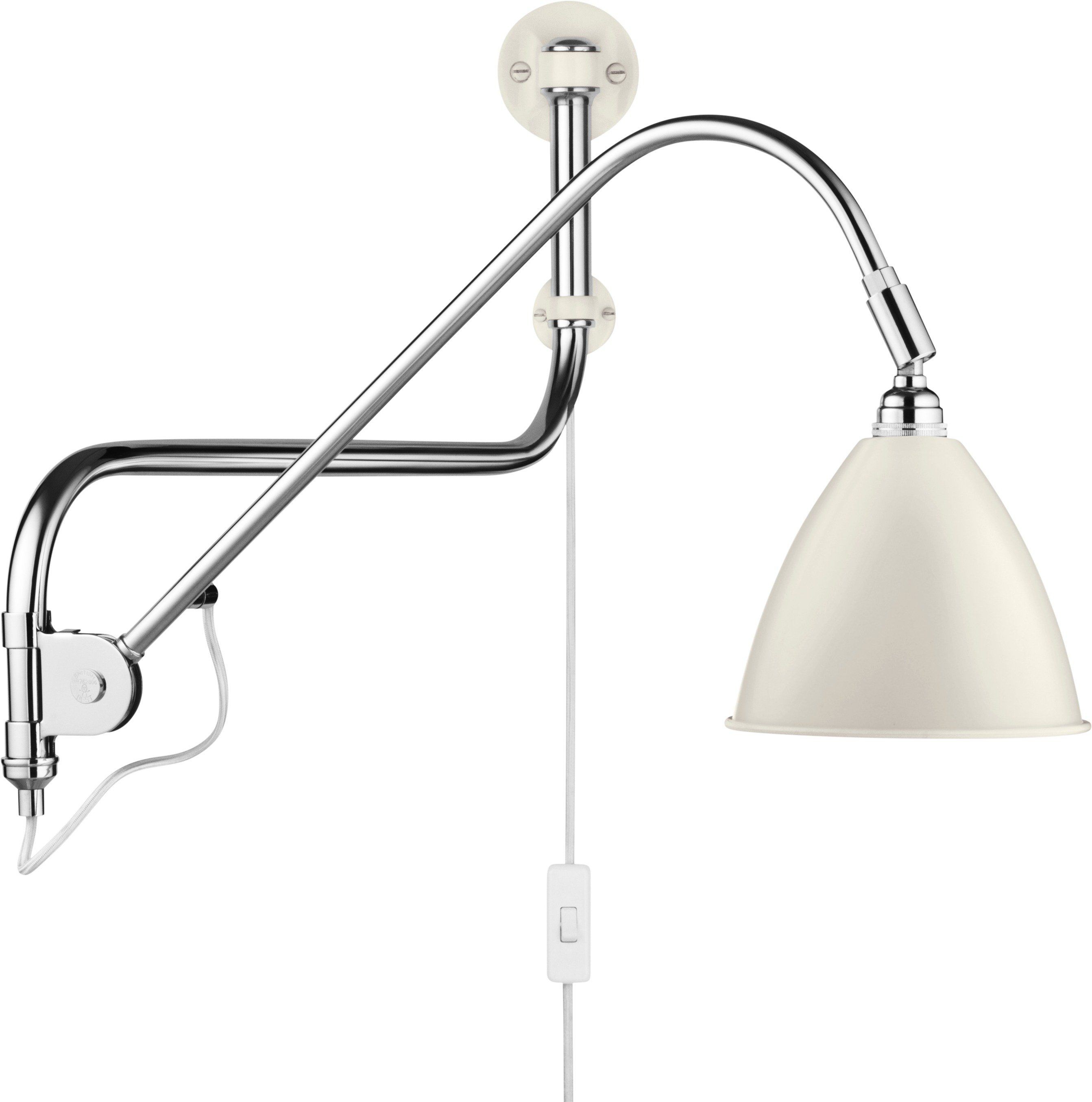 Gubi Bestlite BL10 Wandleuchte - Soft White Semi Matt / Chrome--2