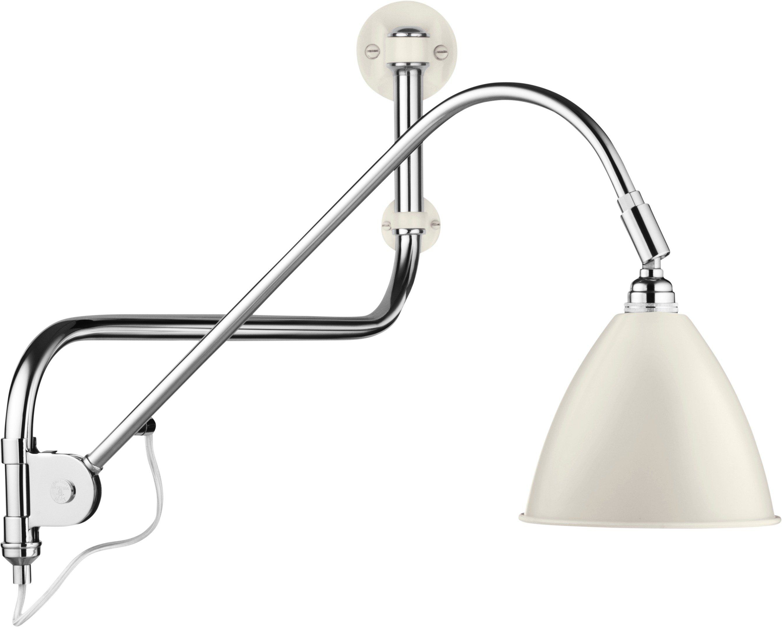 Gubi Bestlite BL10 Wandleuchte - Soft White Semi Matt / Chrome--6