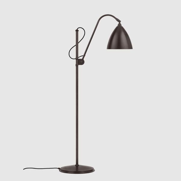 Gubi BL3 Floor Lamp - Diameter 21 - Black Brass Base /  Black Brass--14