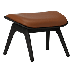 Umage The Reader Ottoman-Black Oak/Cognac--58