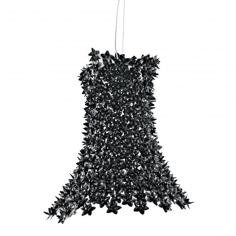 Kartell Bloom Pendelleuchte-schwarz--0