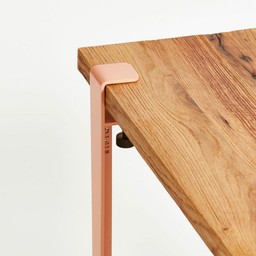 Tiptoe Duke Bench In Reclaimed Wood - Ash Pink--6