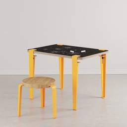 Tiptoe Kids Desk – Vice Versa - Sun Yellow--6