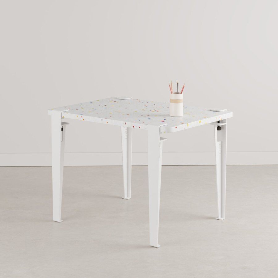 Tiptoe Kids Desk – Recycled Plastic Tutti Frutti - Cloudy White--1