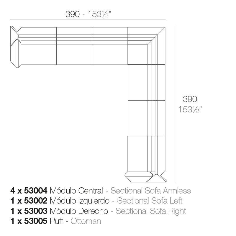 Vondom Rest Sofa Right --3