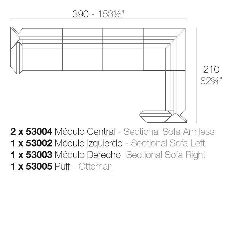 Vondom Rest Sofa Right--4