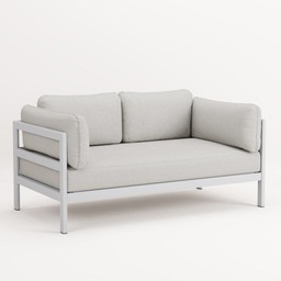 TIPTOE EASY SOFA – 2 SEATS - AUSTRAL GREY - HEATHER GREY--7