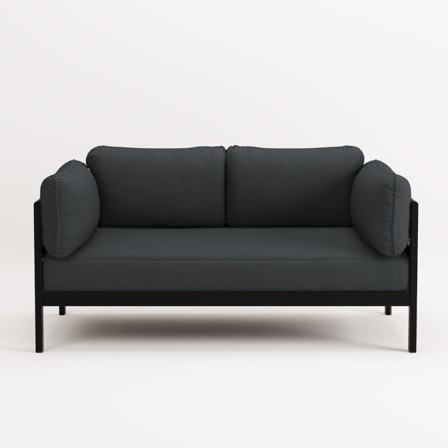 TIPTOE EASY SOFA – 2 SEATS - GRAPHITE BLACK - SLATE GREY--13