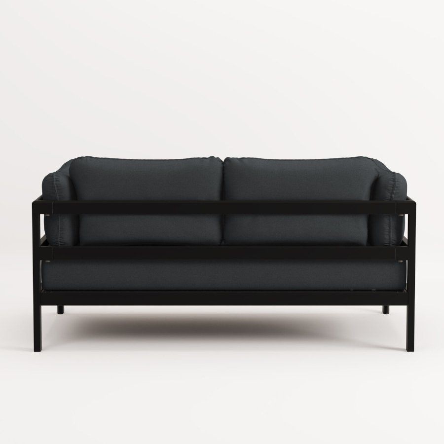 TIPTOE EASY SOFA – 2 SEATS - GRAPHITE BLACK - SLATE GREY--9